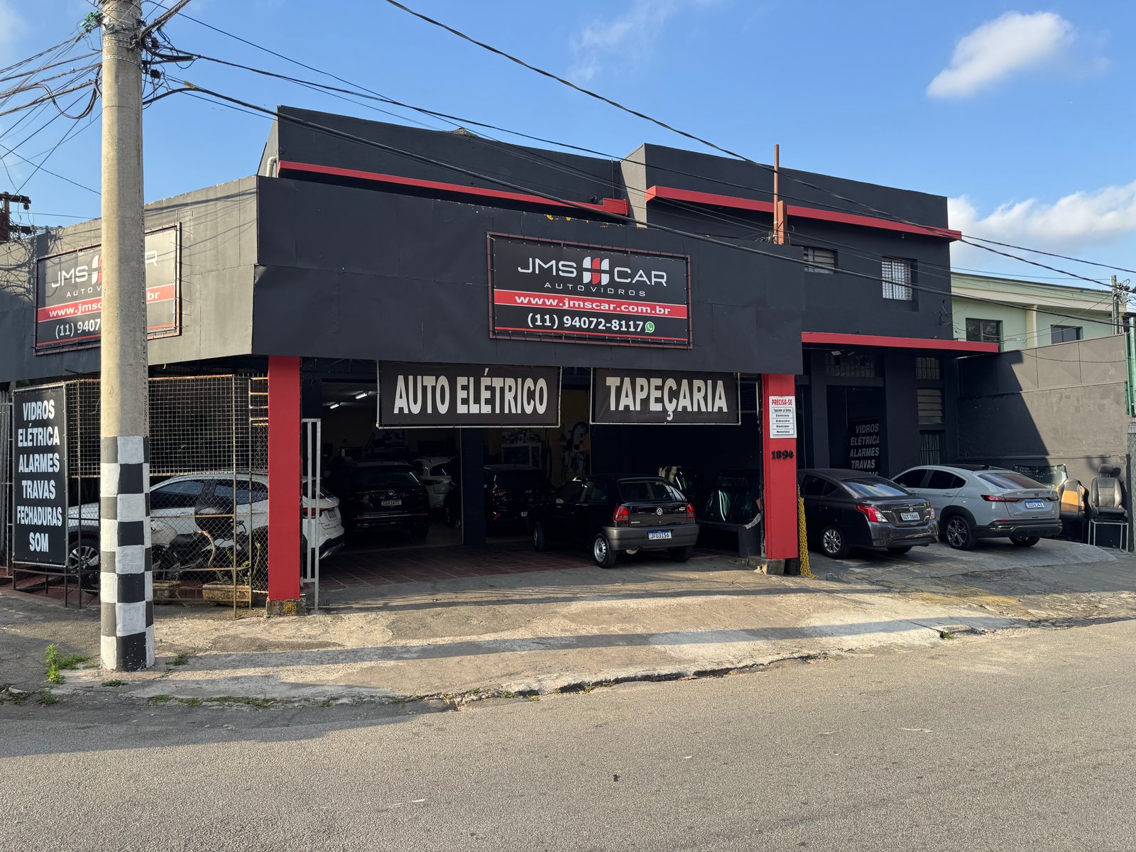 Fachada da JMS Car Butantã